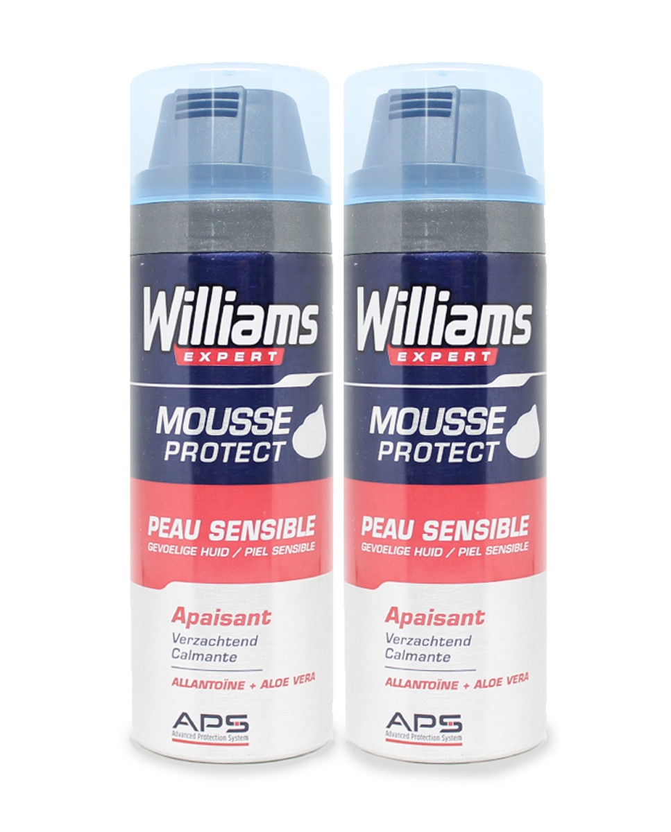 Williams - Duplo Espuma De Afeitar Piel Sensible 200 Ml