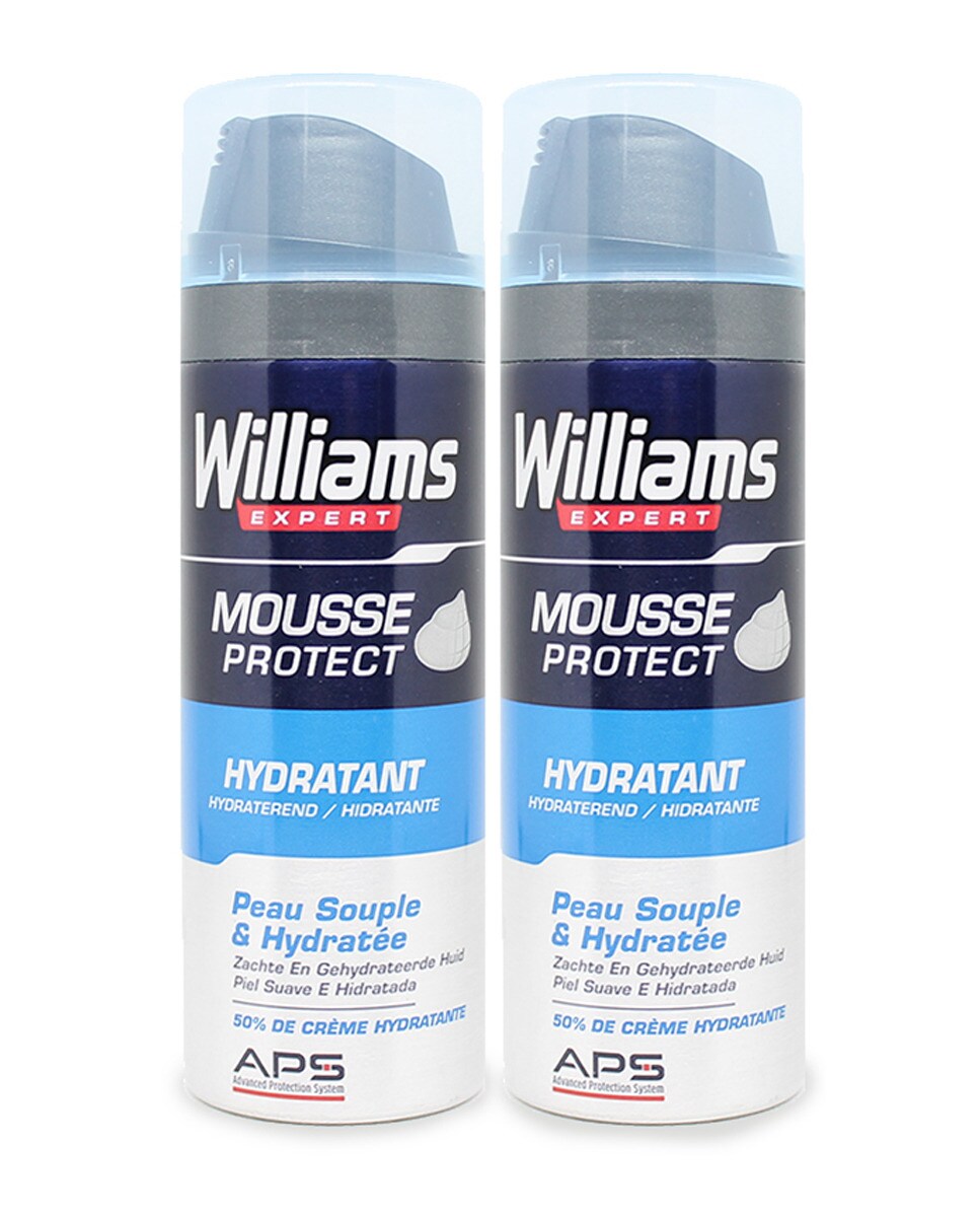 Williams - Duplo Espuma De Afeitar Hidratante 200 Ml
