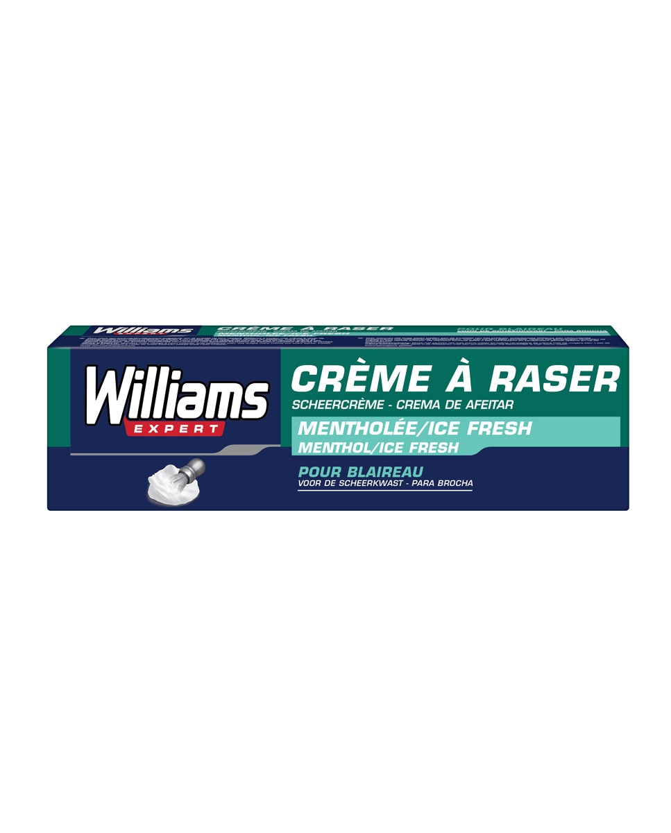 Williams - Crema De Afeitar Menthol Ice Fresh 100 Ml