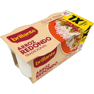 arroz redondo tradicional cocido formato xl pack 2 envases 200 g - Brillante
