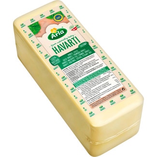 queso danés havarti de vaca elaborado con leche pasteurizada IGP en barra - Arla