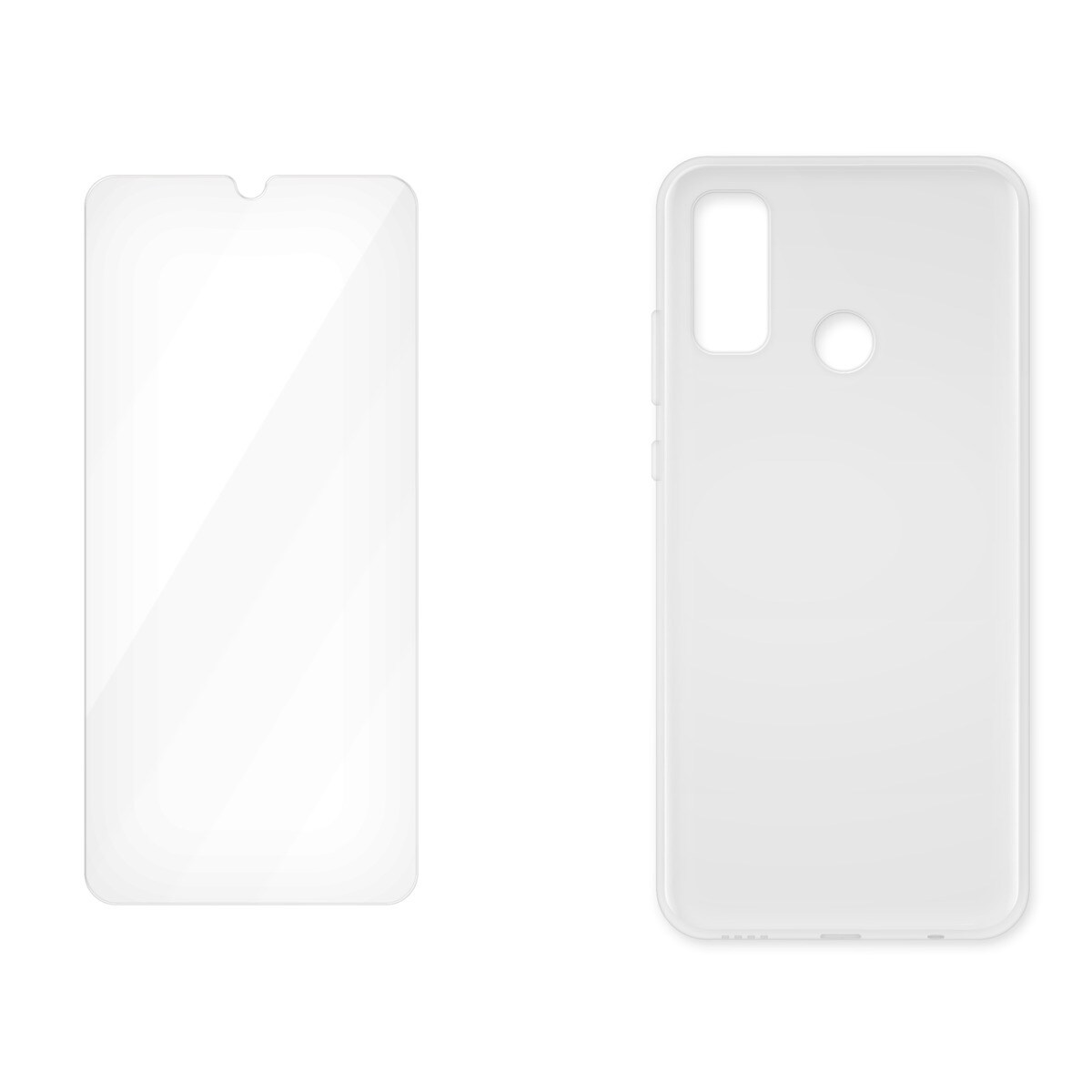 Protector e Vidro 4-OK com Bolsa Huawei P Smart 2020 - Transparente 1