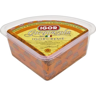 queso italiano de vaca elaborado con leche pasteurizada DOP Gorgonzola peso aproximado pieza 1,5 kg - Igor