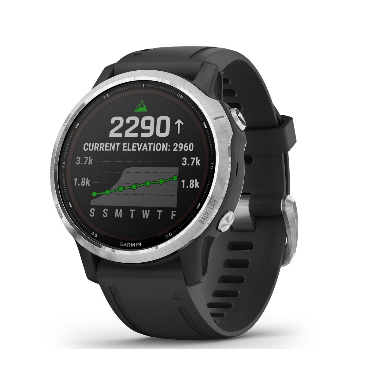 Garmin - Fenix 6s Solar Negro Smartwatch