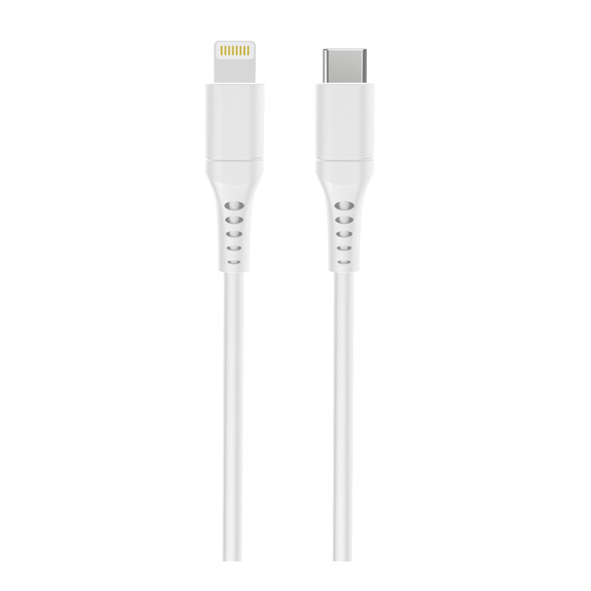 Cable de carga Inves LT- LC1M-WH de USB-C a Lightning blanco de 1 metro Blanco-1
