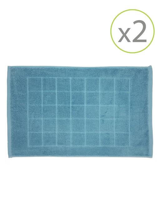 Imagen 0 de Pack de 2 alfombrines de baño de 45 x 65