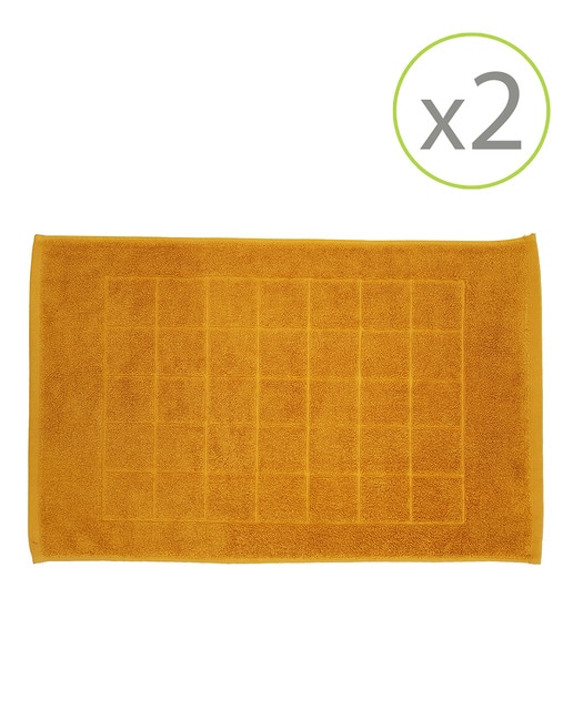 Imagen 0 de Pack de 2 alfombrines de baño de 45 x 65