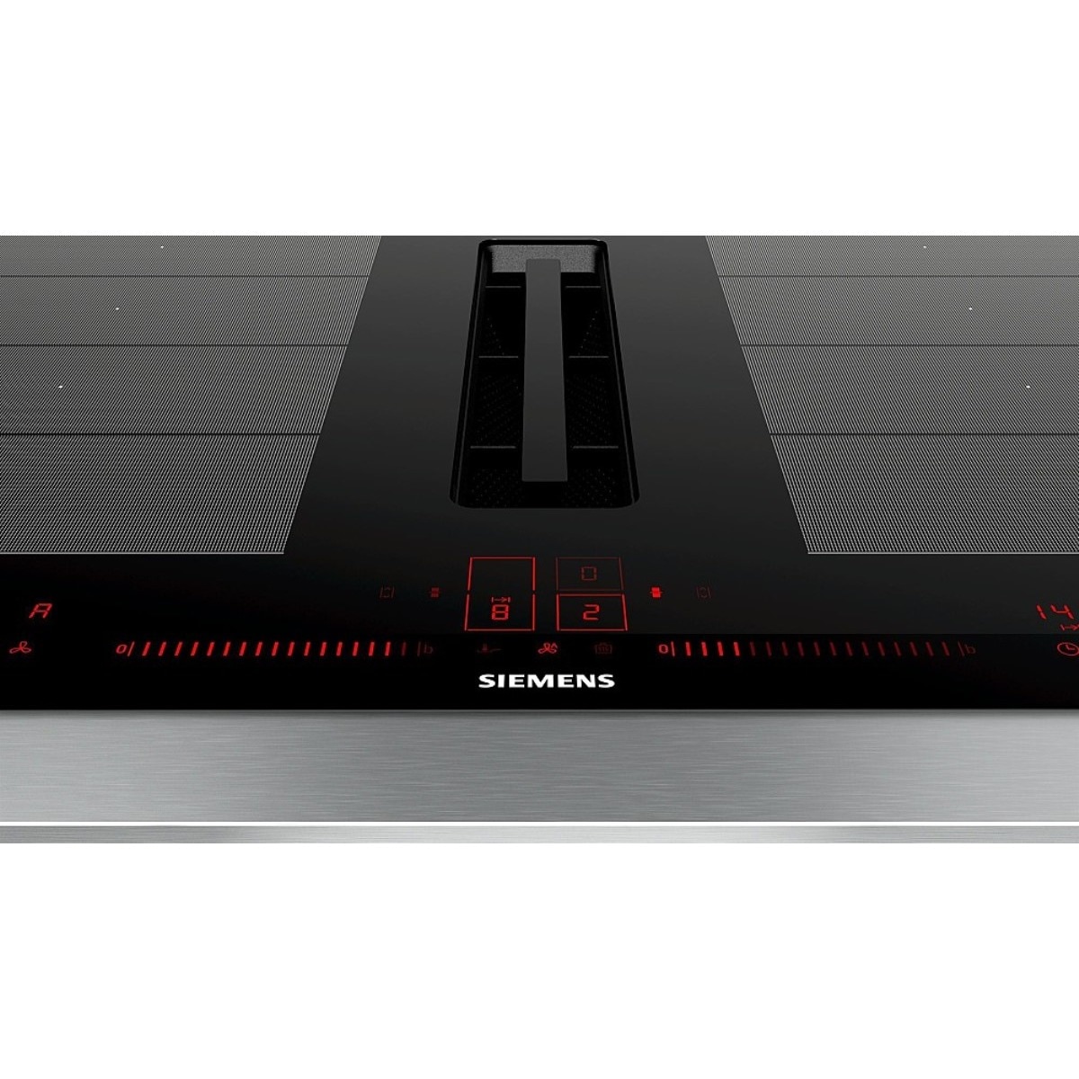 Placa de indução iQ700 EX875LX67E com extractor integrado Preto-2