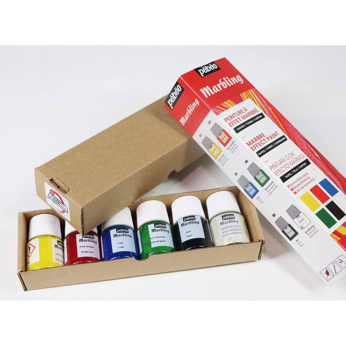 Kit de Iniciação Marbling 6x20 ml - Multicolor Multicolor-7