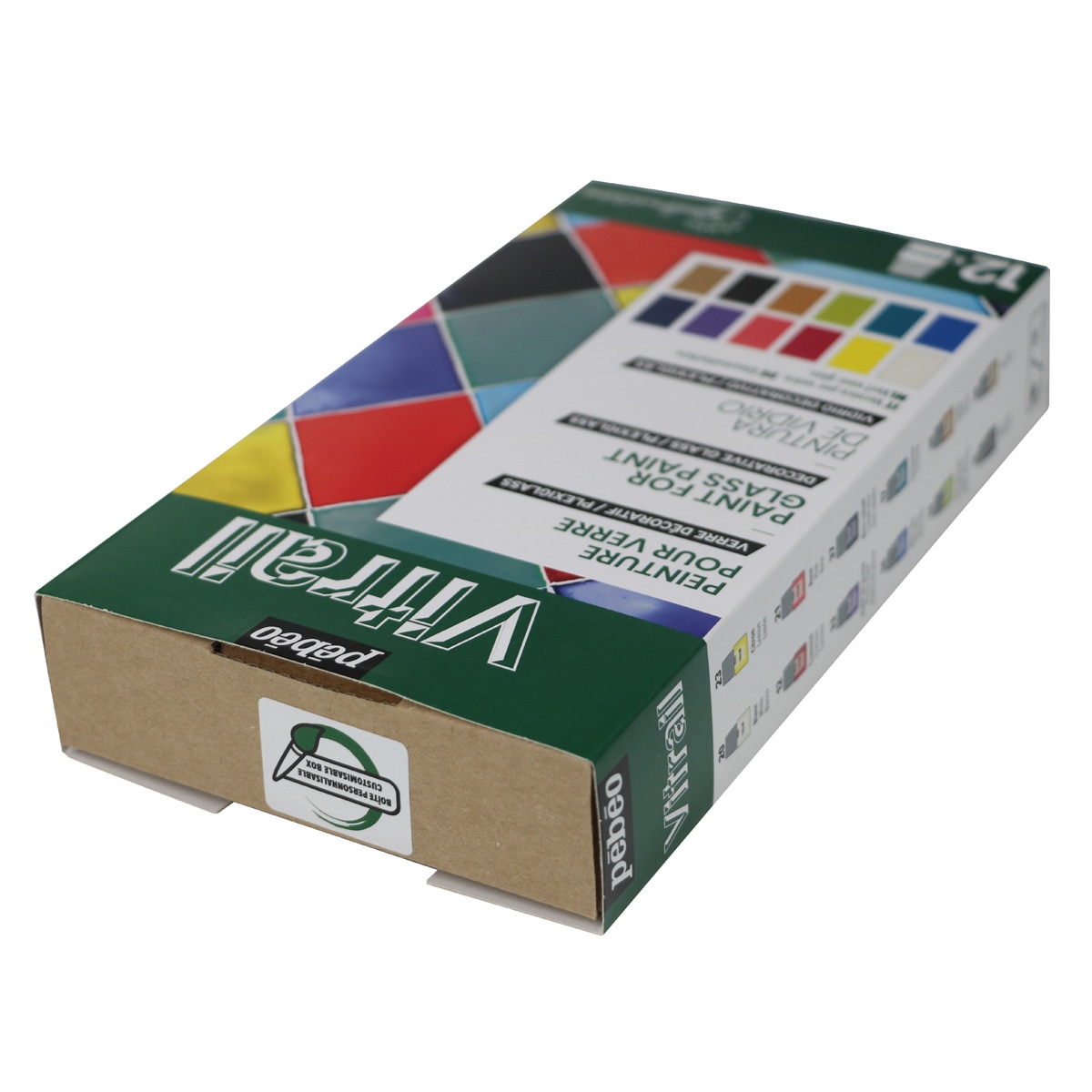 Kit Exploracion Vitrail 12X20ml Pebeo Multicolor Multicolor-5