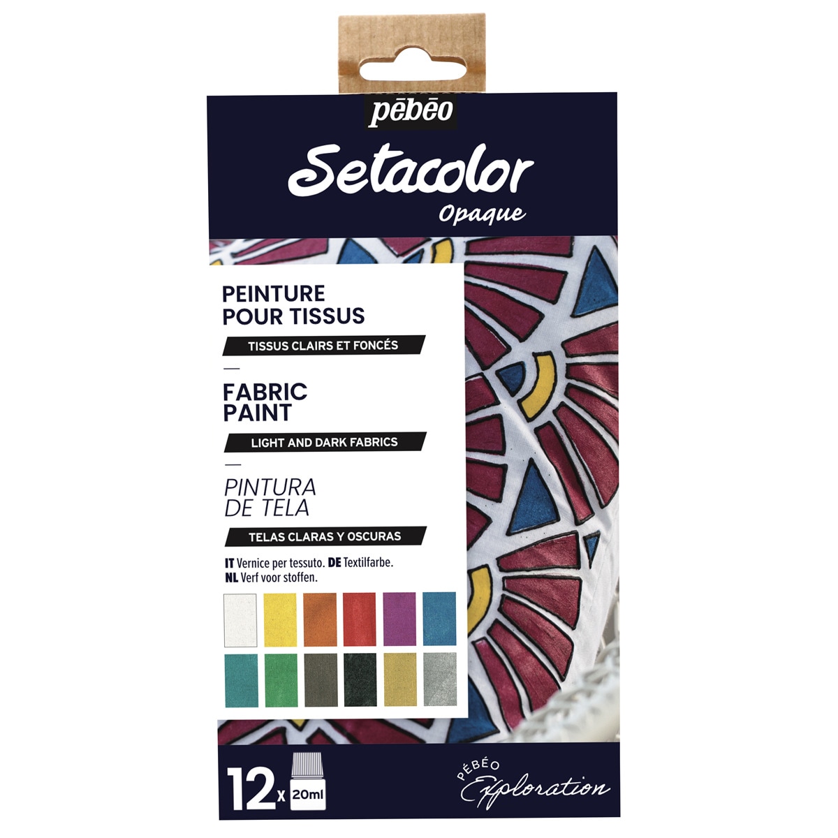 Kit de Exploração Setacolor Tornasolado 12x20 ml - Multicolor Multicolor-1
