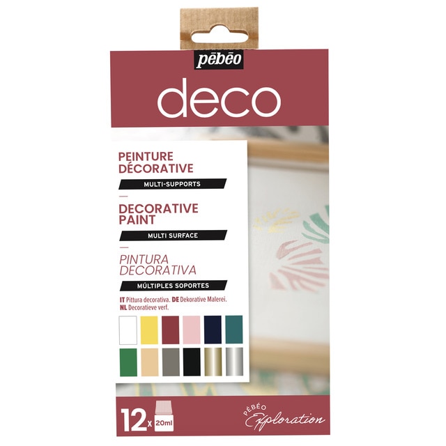 Imagen 0 de Kit Exploration Deco 12X20ml Pebeo Multicolor