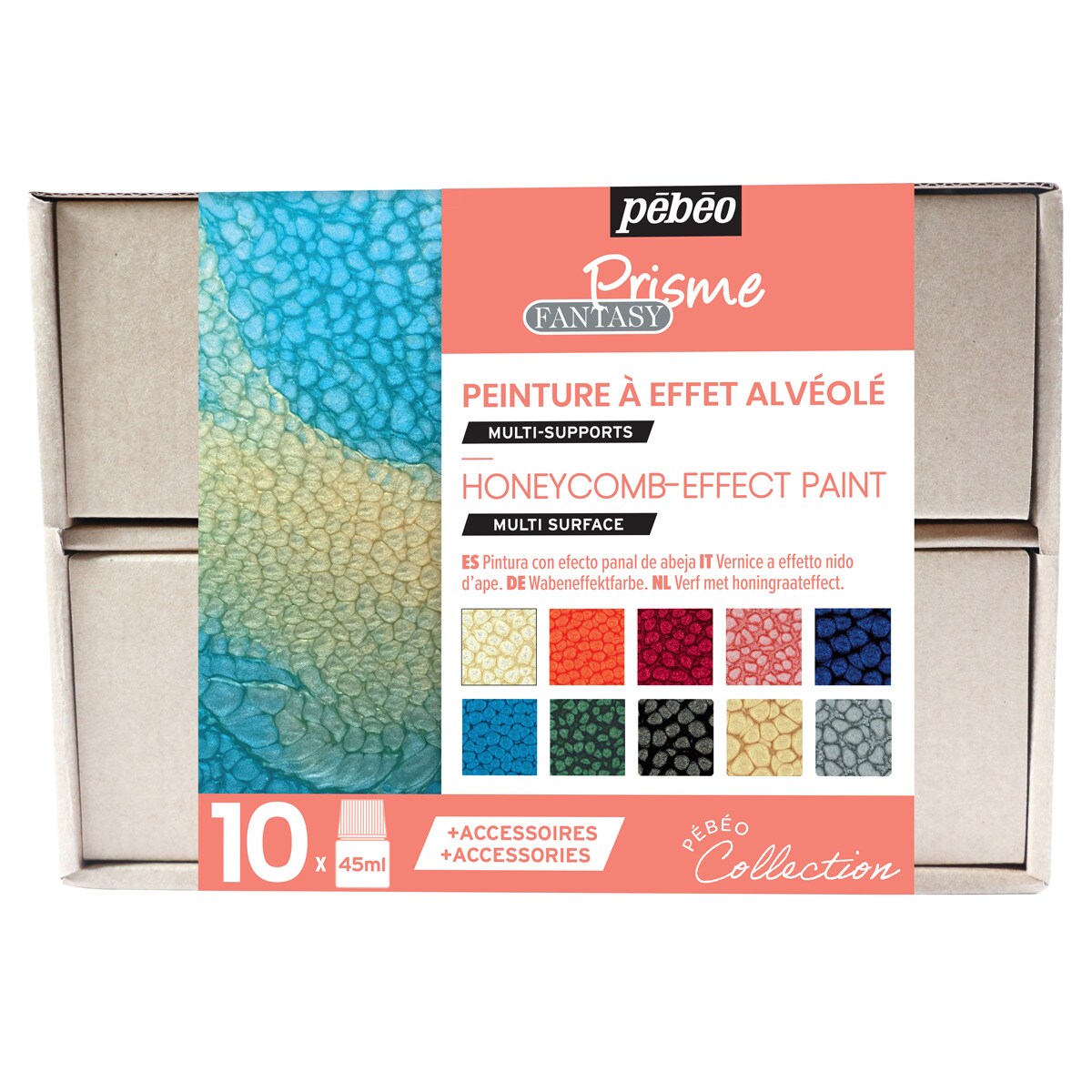 Kit Colección Vitrail 10X45ml Pebeo Multicolor Multicolor-1