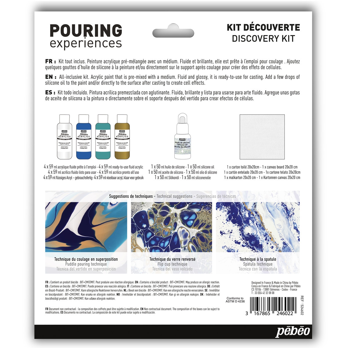 Kit de Iniciação Pouring 4x59 ml - Multicolor Multicolor-2