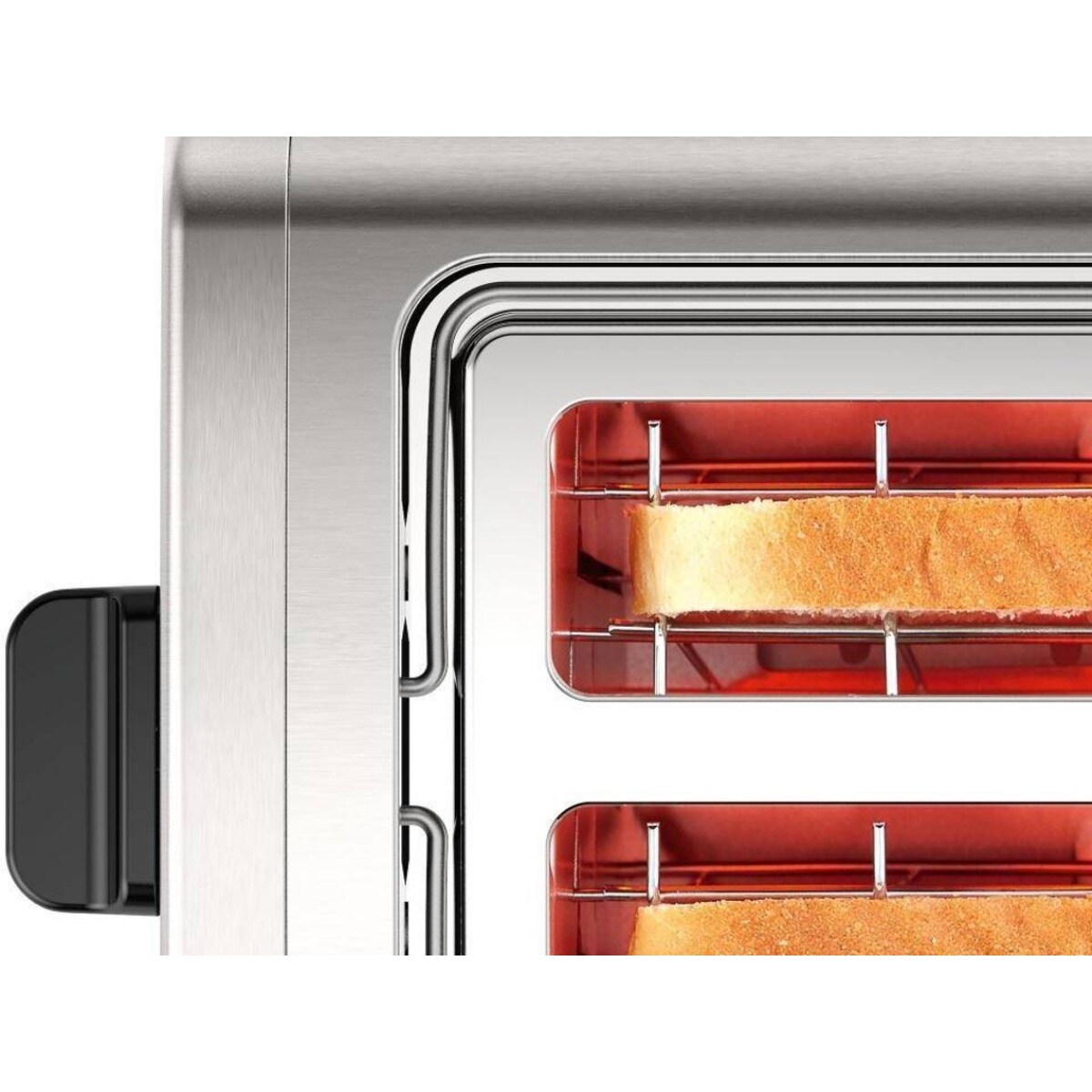 Torradeira Bosch Compact DesignLine TAT4P420 de 970 W com 2 Fendas Curtas - Inox Inox-2
