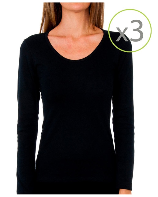 Imagen 0 de Pack 3 camisetas Liberty negro