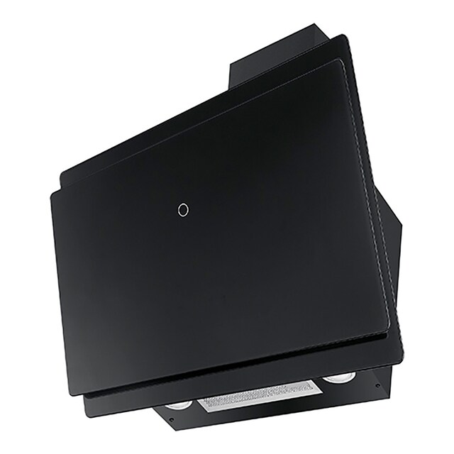 Imagen 0 de Campana decorativa Mepamsa aspiración perimetral e inferior - Luna Plus cristal negro 70