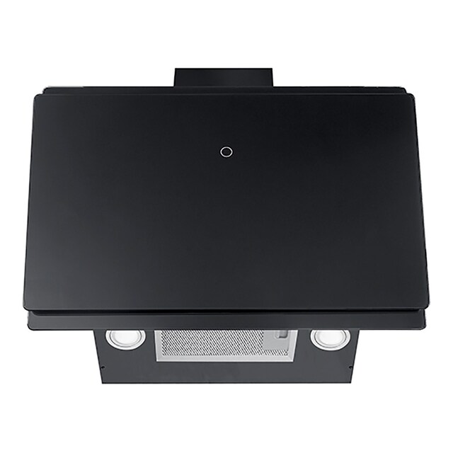 Imagen 0 de Campana decorativa Mepamsa aspiración perimetral e inferior - Luna Plus cristal negro 90