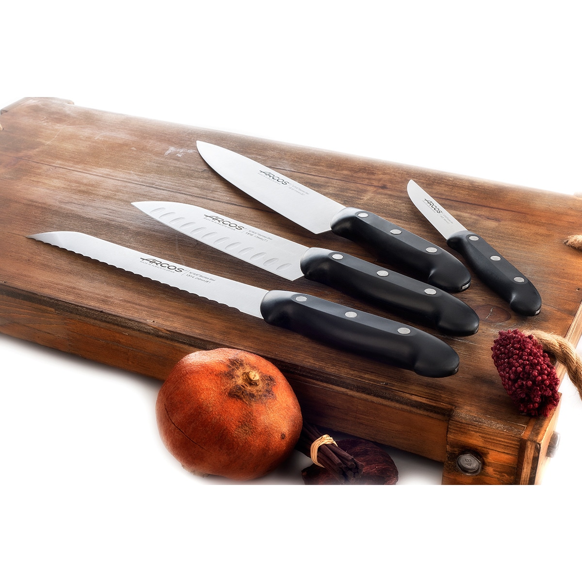 Faca Santoku Maître Arcos Preto-9