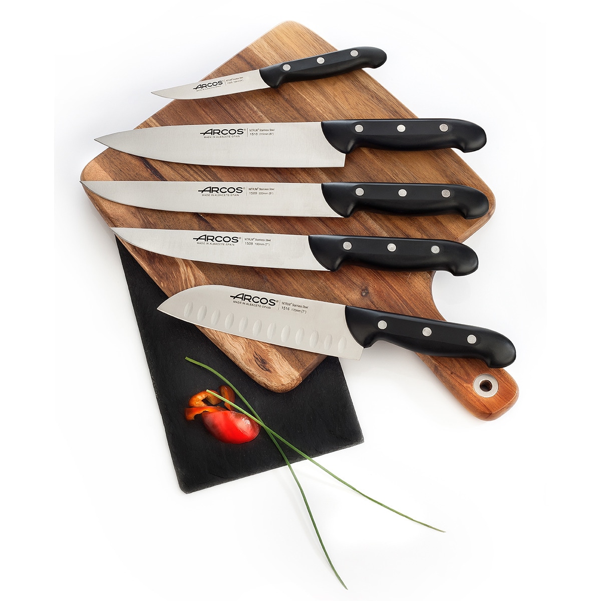 Faca Santoku Maître Arcos Preto-10