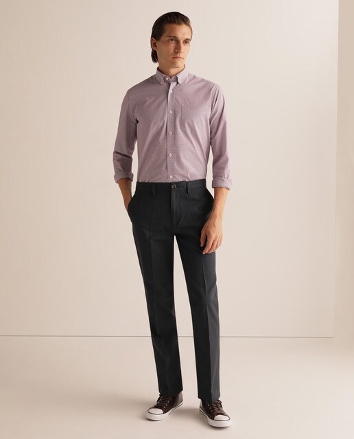 Comprar Pantalón chino básico de hombre en algodón · Unit · Hipercor