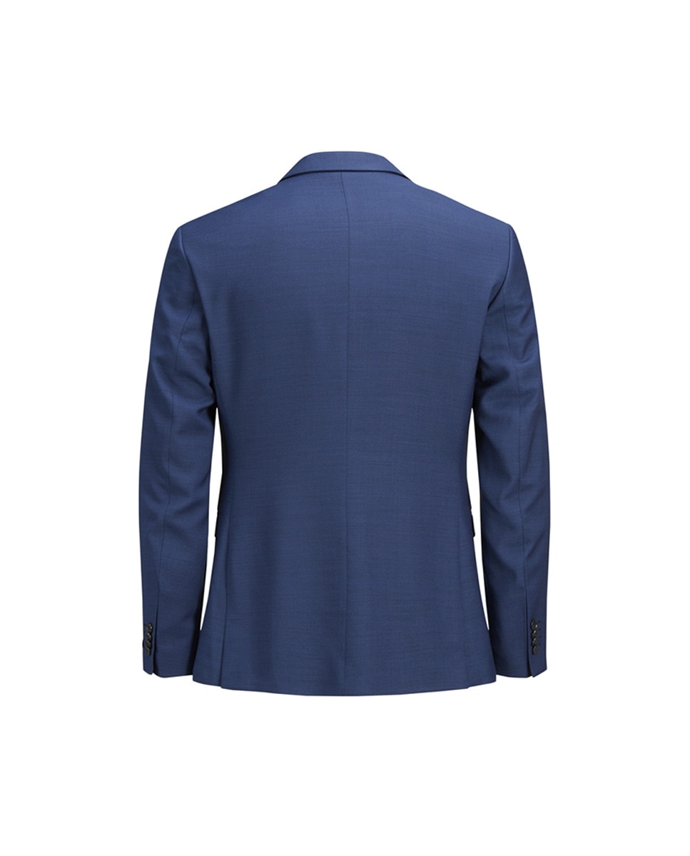 Blazer azul slim Azul-7