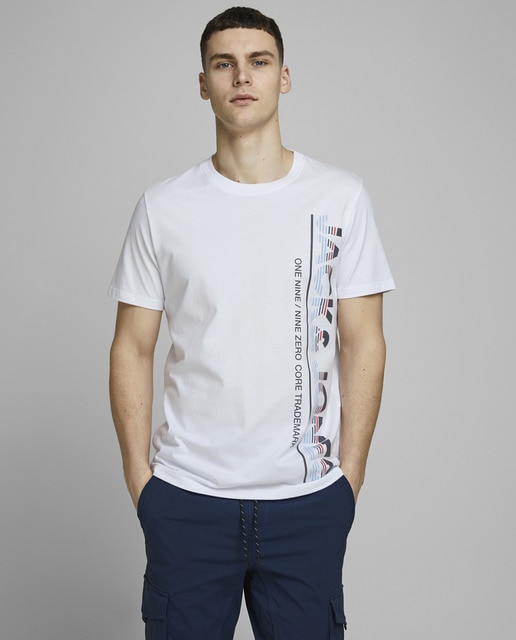 Camiseta de hombre blanca slim
