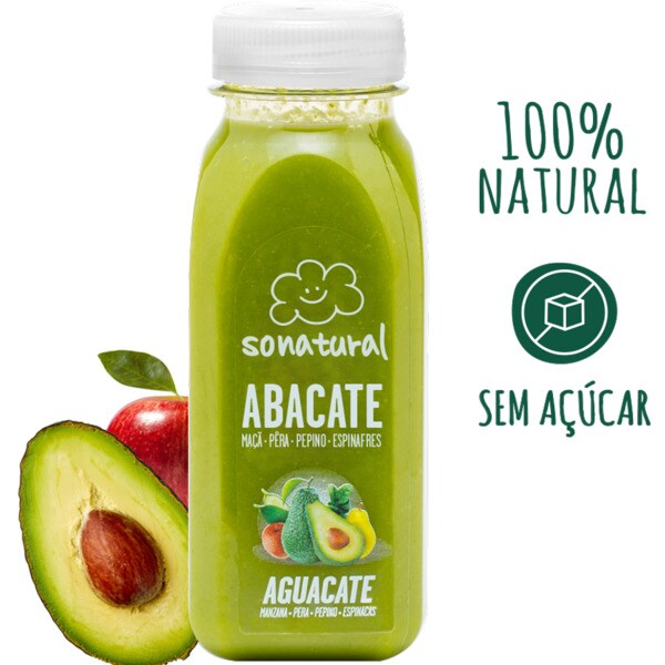 Comprar Sumo de Abacate embalagem 250 ml · So Natural Green Juices