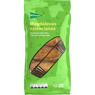 magdalenas valencianas 12 unidades envasadas en pack de 2 bolsa 350 g - El Corte Ingles