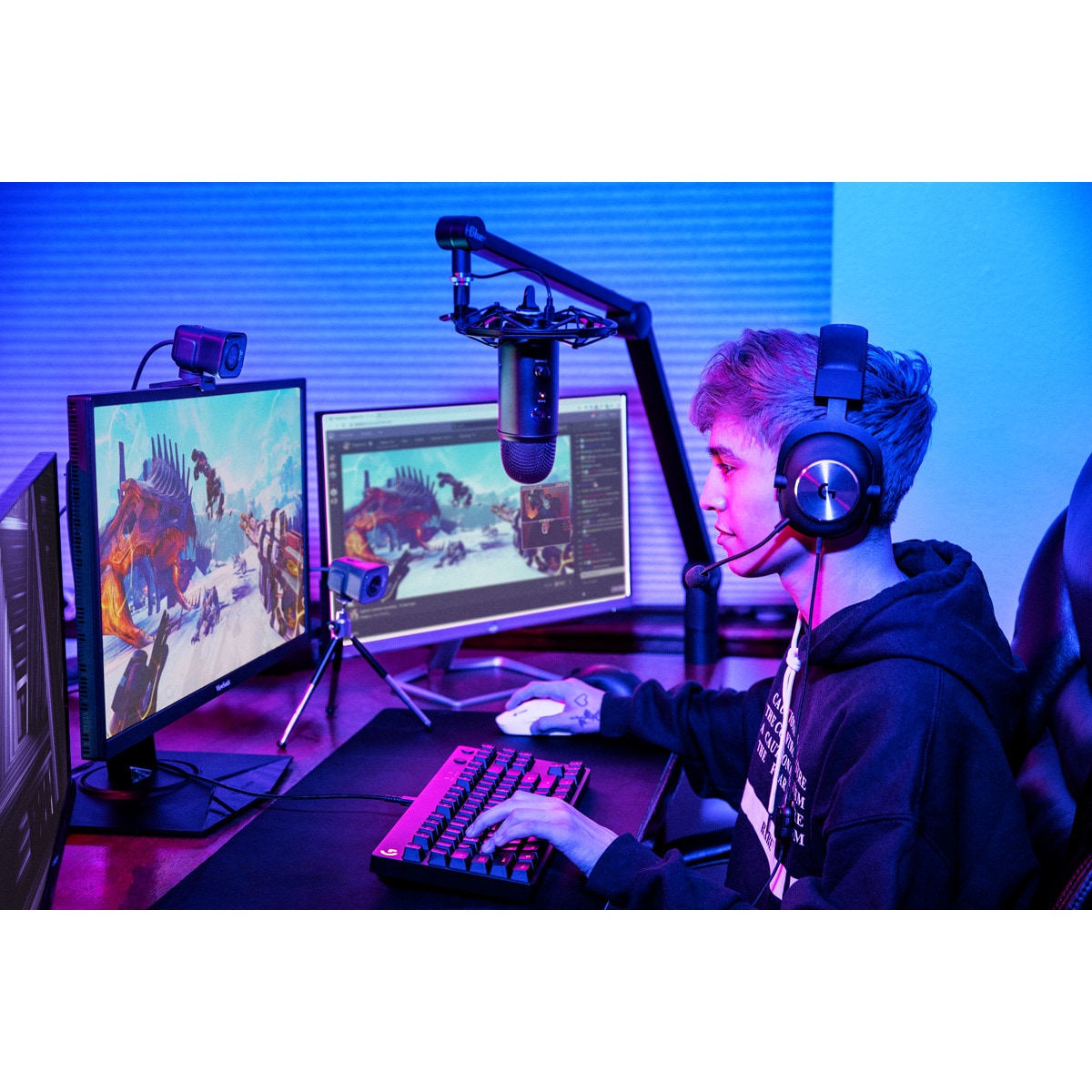 Webcam Logitech StreamCam Full HD Negro-3