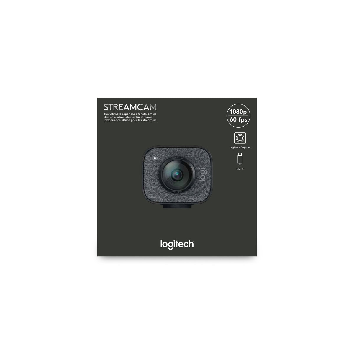 Webcam Logitech StreamCam Full HD Negro-4