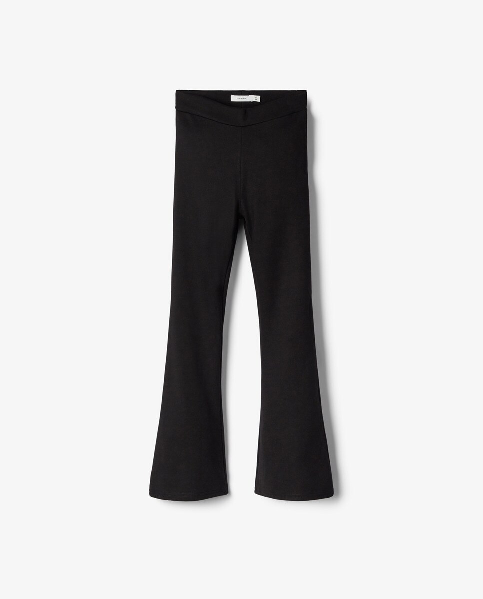 Pantalón de campana de niña en color negro. · name it · El Corte Inglés