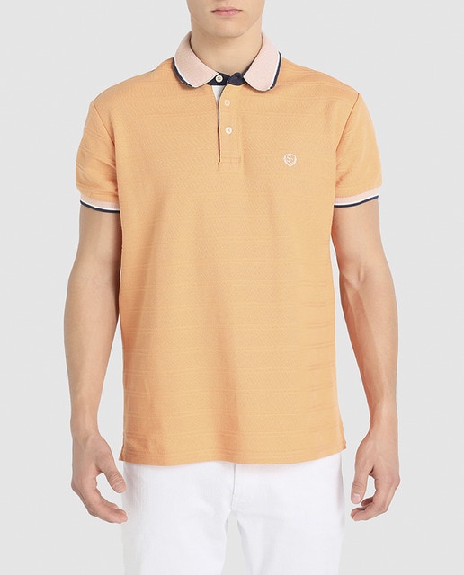 Imagen 0 de Polo de hombre Studio Classics naranja de manga corta