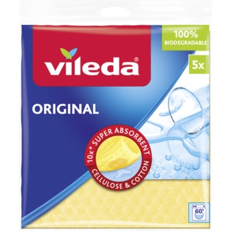 Pano Esponja embalagem 5 unidades - Vileda