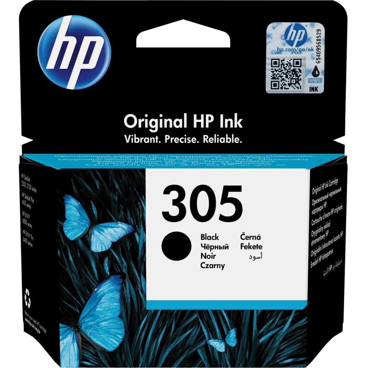 Tinteiro HP Original 3YM61AE 305 Preto - aproximadamente 120 páginas, Instant Ink 1