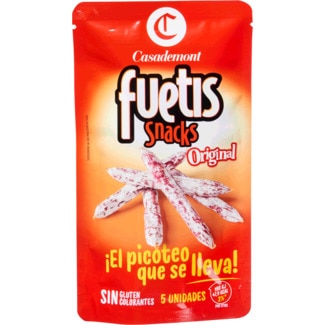 Fuet Snacks sem Glúten embalagem 50 g - Casademont