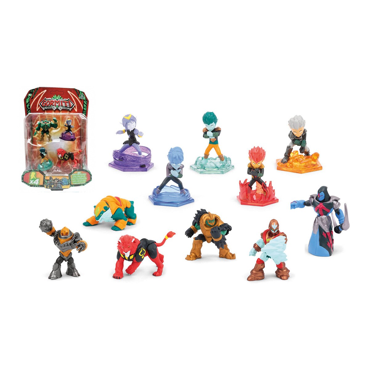 Gormiti - S2 Pack 4 Figuras 5cm Wave 4