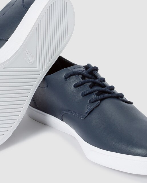 tenis lacoste azul marino hombre