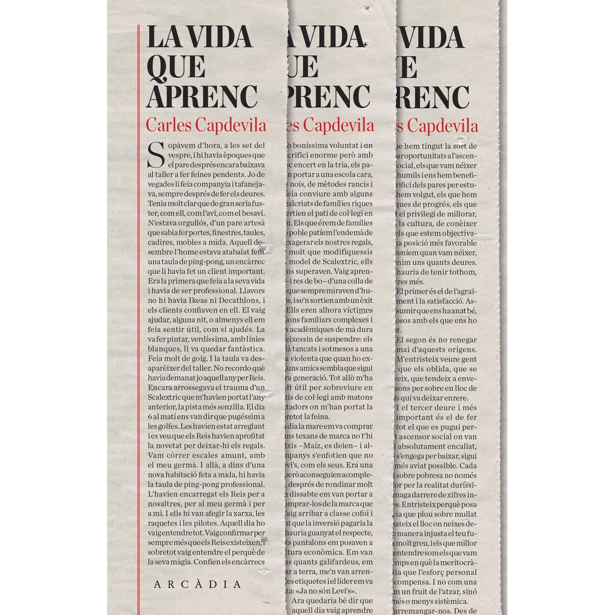 La vida que aprenc (Capa mole com abas) 1