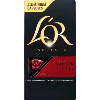 Café Barista para Nespresso Intensidade 13 embalagem 10 cápsulas - L'or Espresso