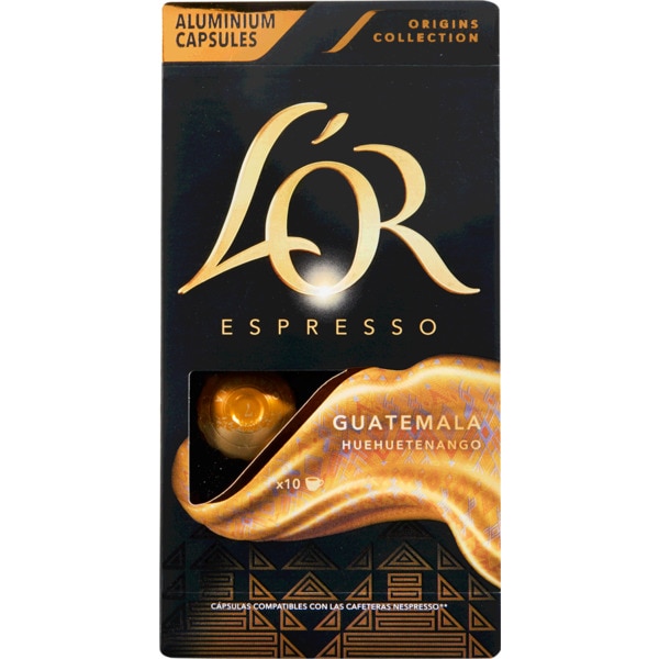 Café Guatemala Huehuetenango para Nespresso embalagem 10 cápsulas