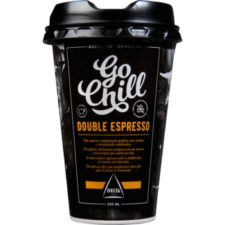 Bebida de Café Double Espresso embalagem 230 ml - Go Chill