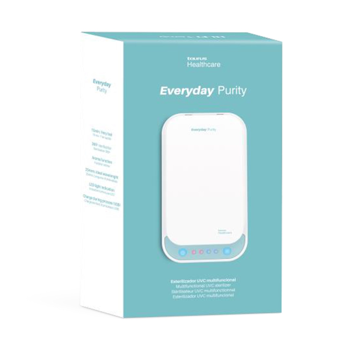 Esterilizador UVC multifuncional Taurus Everyday Purity 3