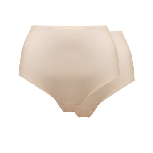 Pack de duas cuecas altas Dream Invisibles MAGIC Bodyfashion invisíveis Marfim-3