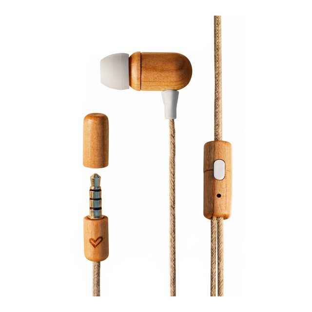 Imagen 0 de Auriculares de botón Energy Sistem Earphones Eco Cherry Wood