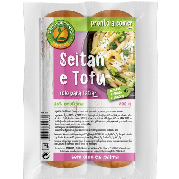 Rolo Seitan com Ervas embalagem 200 g