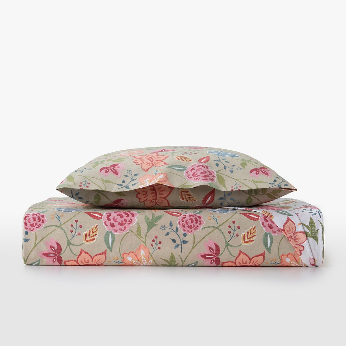 Juego de funda nórdica reversible algodón orgánico Georgia Basics El Corte  Inglés · Basics El Corte Inglés · Hipercor