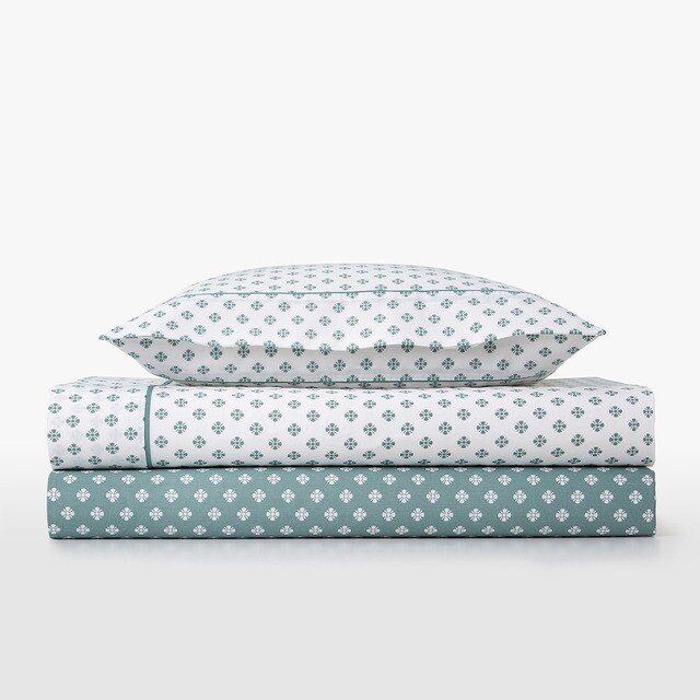 Juego de sábanas con bajera algodón orgánico Wendy Basics El Corte