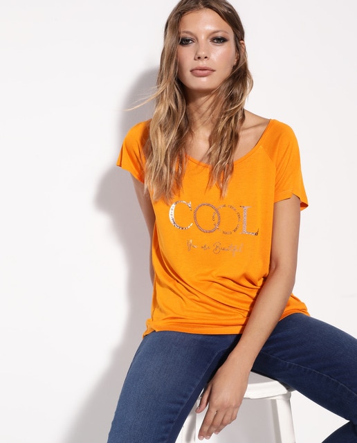 Camiseta de mujer con manga corta y mens