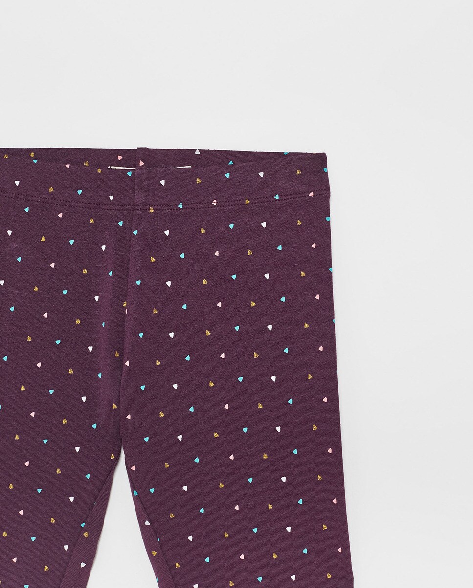 leggins morados